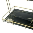 thumbnail image 7 of Iron Bathroom Organizer Countertop, , Household Display Storage Shelves, Makeup Organizer for Countertop Desk Bathroom - Black gold, 7 of 7