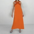 thumbnail image 2 of Daznico Robes Élégantes pour Femmes, Robe de Soirée Élégante à Encolure Ouverte, Robes pour Femmes Cache Ventre, 2 of 4