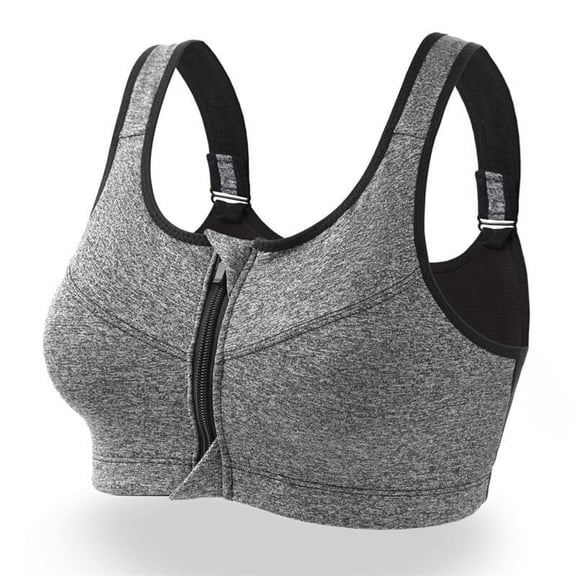 MMTX Racerback Sports Bras Padded Y Racer Back Cropped Bras Wireless Bra, Wireless Bra, ComfortFlex Fit Full-Coverage Brafor Yoga Workout Fitness Low Impact,,Gray,S
