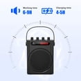 thumbnail image 4 of Amplificador de voz ZOWEETEK S4PLUS 60 W Bluetooth Dual Micrófonos, 4 of 9