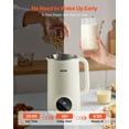 thumbnail image 5 of VEVOR 8-in-1 Nut Milk Maker, 41 oz Soy Milk Maker Machine with 10 Blades, for Homemade Oat, Nut, Soy, Juice, Milkshake, Rice Cereal, Plant-Based Beverages with Self-Cleaning, Boil Water, 12-Hour Dela, 5 of 11