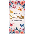 thumbnail image 5 of Floral Decoration Butterfly Baby Shower Banner Colorful Design for Pregnancy Announcement Gender Reveal Garden Party, 5 of 8