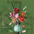 thumbnail image 7 of Remocguys Rose Flowers Bouquet Building Sets with Vase for Adults Girls Compatible with Lego, 7 of 7