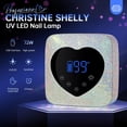thumbnail image 2 of CHRISTINE SHELLY Lámpara de uñas LED UV, 72 W, recargable, brillante, inalámbrico, secador de uñas, luz de esmalte de gel con 5 ajustes de temporizador, lámpara profesional de secado rápido con pantal, 2 of 5