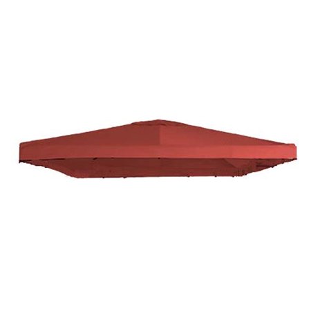 Garden Winds Universal Single-Tiered Replacement Gazebo Canopy Top  Terra Cotta  RipLock 350