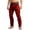 A-Red401, variant on Mens Camo Patchwork Pants Loose Fit Full Length Belted Trousers Sturdy Tactical Hiking Bottoms