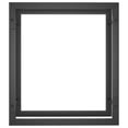 thumbnail image 3 of Soporte para leña VidaXL, acero negro, duradero, 3 of 7