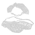 thumbnail image 4 of Pañuelo Ajustable Transpirable Bling Bling Gato Hilo Blanco Sombrero Traje para Mascotas, 4 of 12