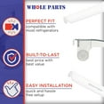 thumbnail image 5 of Whole Parts Refrigerator Shelf Tray Liner Cover Assembly (Clear color) Part# ACW74118102 - Replacement and Compatible with Some LG and Kenmore Refrigerators, 5 of 6