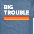 thumbnail image 2 of Instant Message - Trouble Big - Men's Short Sleeve Graphic T-Shirt, 2 of 6