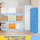 thumbnail image 4 of Paquete de 8 almohadillas reutilizables de microfibra de 16,5 pulgadas para fregona, cabezales de repuesto para fregona húmeda/seca, compatibles con el sistema de cuidado de pisos Bona., 4 of 7