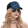 thumbnail image 5 of Lsque Sea Turtle Printed Trucker Hat - Baseball Cap for Men Women - Breathable Mesh Side, Adjustable Fit - for Casual Wear, 5 of 7