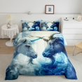 thumbnail image 2 of Erosebridal Wildlife Goat Bedding King Comforter Set,Mysterious Animal Bedding Sets King with Comforter,Breathable Reversible Comforter Sets King Size,Magical Room Decorative, 2 of 8