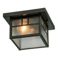 thumbnail image 7 of Meyda Tiffany 87268 Hyde Park Double Bar Mission 12" Wide Flush Mount Square Ceiling, 7 of 7