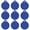 Blue, variant on Didog 20pcs Aluminum Dog ID Tags Personalized Custom Round Shape Tag Blank No Engraved