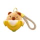 thumbnail image 2 of Llavero con forma de animal para colgar, muñeco de peluche portátil, ideal para cumpleaños de mujer Marrón, 2 of 9