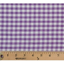 1/4" Purple Gingham Check Squares Plaid Rich CheckT Gingham 60" Wide Polyester/Cotton Yarn Dyed Fabric by the Yard (GC1427-552)