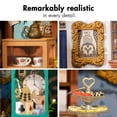 thumbnail image 3 of Kit de casa de muñecas en miniatura Rolife Tiny House a escala 1:20 con LED, 3 of 6