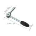 thumbnail image 2 of AURARMLET Heavy Duty Universal Metal Jack Handle Replacement for Trailer and Truck Maintenance and Repair, 2 of 8