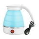 thumbnail image 1 of Viajar plegable la olla de té de tetera eléctrica 12L con cable de alimentación separable Hervir rápido Almoror de agua de almacenamiento Filorización Azul, 1 of 8
