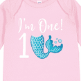 thumbnail image 4 of Inktastic 1st Birthday Mermaid Party Girls Long Sleeve Baby Bodysuit, 4 of 5