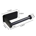 thumbnail image 2 of Self-adhesive Roll Holder Stainless Steel Self-adhesive Paper Towel Holder Rust-proof Easy Installation Edge Polished Toilet Roll Holder Stainless, 2 of 8