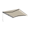 thumbnail image 6 of ALEKO 13' x 10' Manual Retractable Ivory Patio Awning Sunshade, 6 of 6