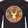 thumbnail image 4 of Inktastic Deer Hunting I Came I Saw I Took Him Home Long Sleeve Youth T-Shirt, 4 of 5