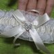 thumbnail image 5 of Ligas blancas para novia (2 piezas), liga de boda con encaje elástico, conjunto de liga de boda, accesorios de novia, 5 of 6