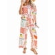 thumbnail image 2 of Conjunto de 2 Piezas de Chándal de Verano para Playa con Camisa de Corta y Botones para Mujer, Top Estampado, Pantalones Cortos de Descanso Flores de Frutos Blancos XL, 2 of 9