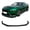 Matte Black, variant on Ikon Motorsports Front Bumper Lip Spoiler Lower Air Dam Chin Splitter Add on Body Kit Compatible With 2024-2026 Ford Mustang Dark Horse W/O Handling Package Valance ABS IKON Style Carbon Fiber Print