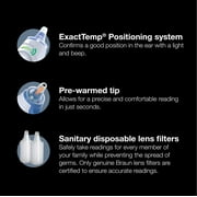 Braun ThermoScan 5 Digital Ear Thermometer, FSA & HSA Eligible, White, IRT6500US