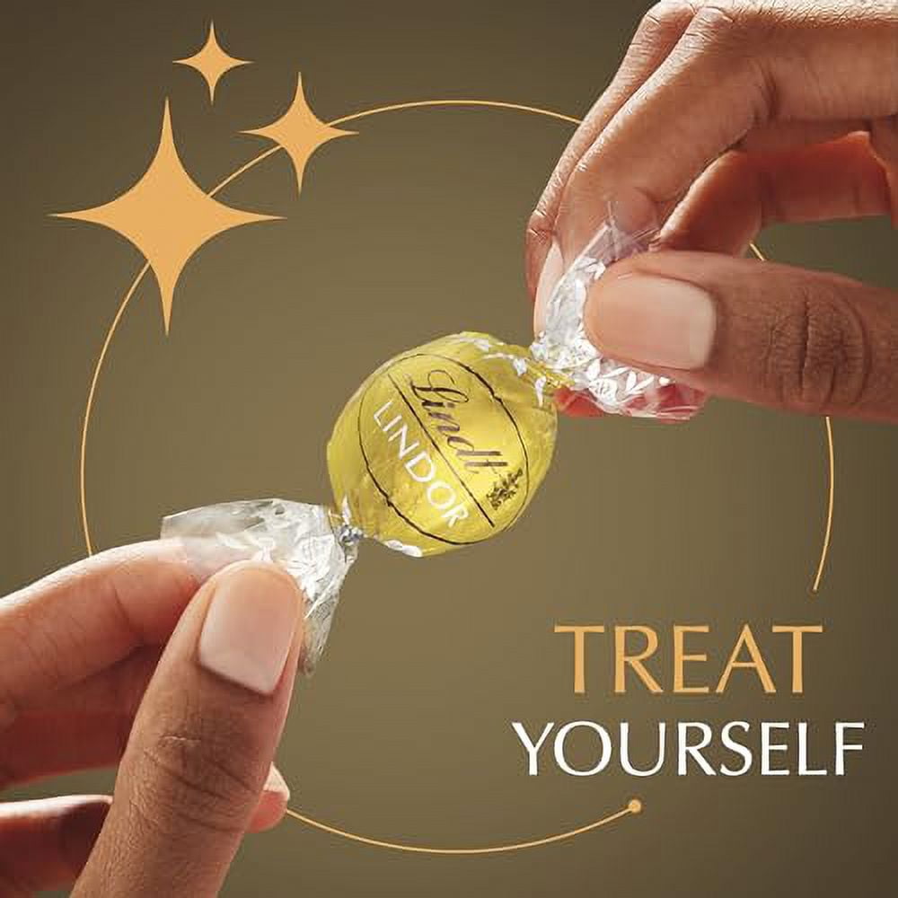 Lindt LINDOR Assorted Chocolate Truffles 90 Count Gift Box, Chocolate Candy with Smooth, Melting Truffle Center, 38.4 oz. Box