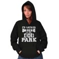thumbnail image 4 of Rather Be Dog Park Pet Puppy Owner Hoodie Sweatshirt Women Men Brisco Brands X, 4 of 6