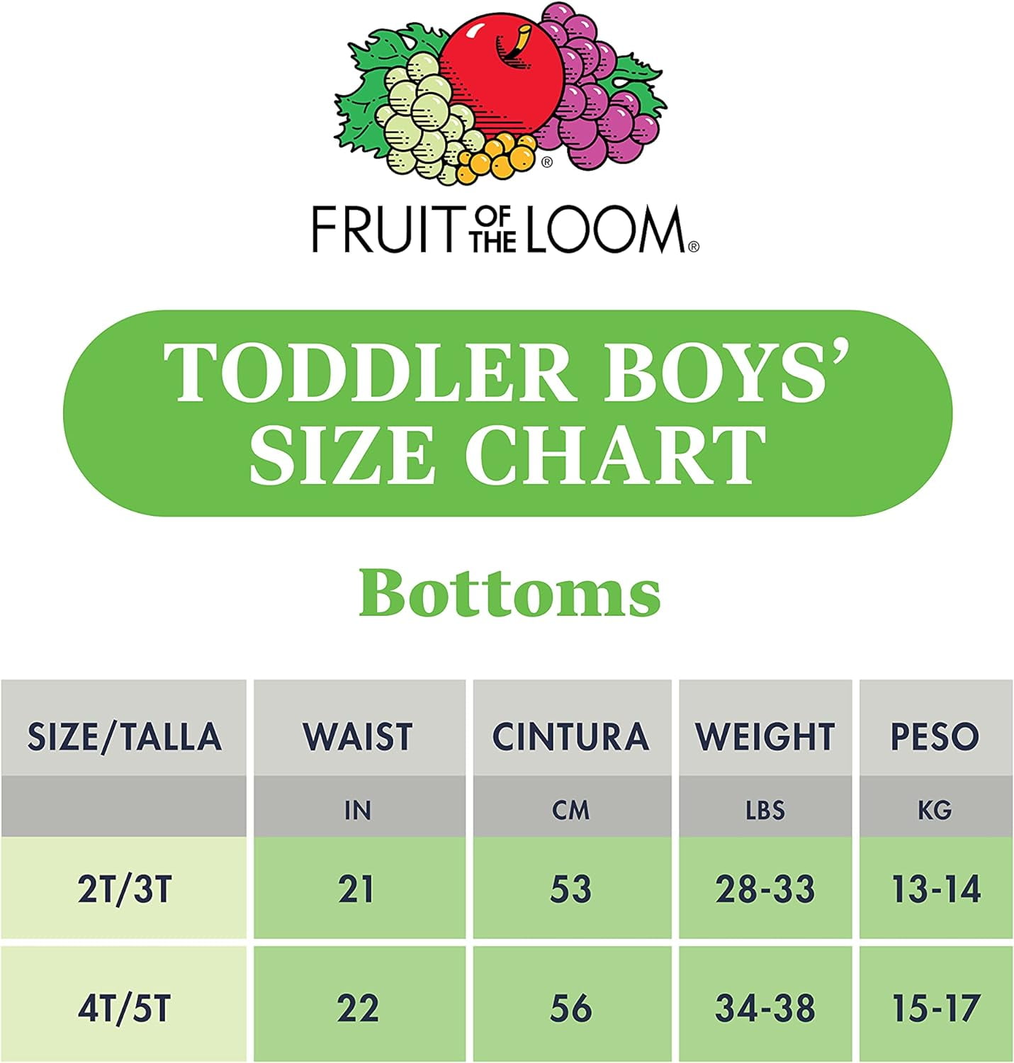 Fruit of the Loom Toddler Boy Cotton Boxer Briefs, 10 Pack 
