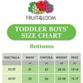 thumbnail image 4 of Fruit of the Loom Toddler Boy Cotton Boxer Briefs, 10 Pack, Sizes 2T-5T, 4 of 4