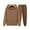 66#Brown, variant on Lounge Sets for Women 2 Piece Y2K Hooded Sweatshirt Sweatsuits Baggy Jogger Sweatpants With Pockets Fall Fashion Tracksuits Yellow M