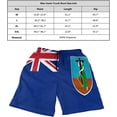 thumbnail image 3 of Men's Flag of Montserrat Quick Dry Surf Swim Trunks Beach Board Shorts Pants with Pockets Sports Shorts S-3XL, 3 of 4