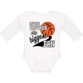 thumbnail image 3 of Inktastic Little Brother and Biggest Fan Basketball Player Boys Long Sleeve Baby Bodysuit, 3 of 5