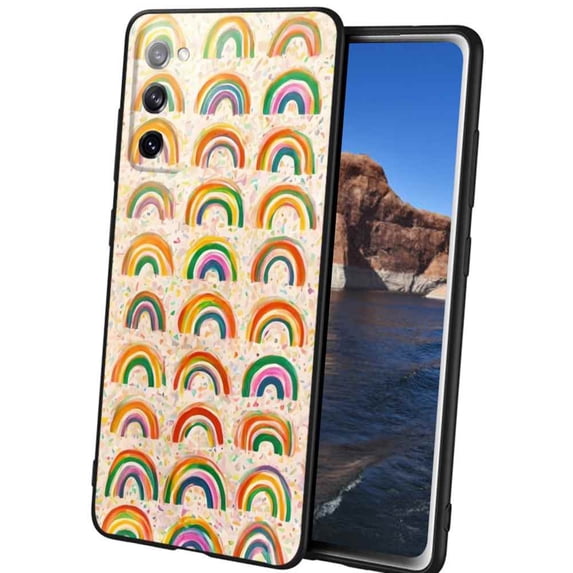 Rainbow-306 Phone Case, Degined for Samsung Galaxy S20 Case Men Women, Flexible Silicone Shockproof Case for Samsung Galaxy S20