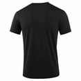 thumbnail image 4 of Gunia Cooling Shirts Mens Workout Gym Shirts Short Sleeved T Shirt Ice Silk Round Neck Outdoor Casual Breathable Quick Drying Tees For Running Athletic Sport Tops Mens T-Shirts Black 6Xl, 4 of 5