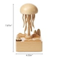 thumbnail image 2 of Goodswsw Rechargeable Wooden Jellyfish Music Box, Perfect Home Decorations, Holiday Gifts, Birthday Gifts, 2 of 4