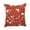 Orange/Ivory, variant on Ox Bay and Stacy Garcia 20" x 20" Black/Beige Embroidered Geometric Cotton Blend Adult Decorative Feather Filled Pillow