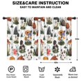 thumbnail image 2 of Blackout Kids Curtains,Brown Mushroom Plant White Pattern Childrens Insulated Curtains Set Of 2,Bedroom Essentials,Toddler Room Decor 42"x54", 2 of 5