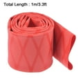 thumbnail image 4 of Uxcell Heat Shrink Wrap Tubing for Fishing Rod Grips, 40mm Dia 65mm Flat 3.3ft 1.8:1 rate Red, 4 of 5