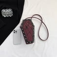 thumbnail image 4 of Moontgen Women Coffin Satchel Bag Cartoon Pu Leather Halloween Sling Purse (Style 5), 4 of 9