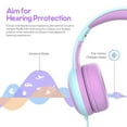 thumbnail image 4 of Kids Wired over Ear Headphones Headset, Foldable Stereo 3.5MM Wire Cord Earphones with Mic, 4 of 7