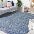 thumbnail image 2 of SAFAVIEH Rag Robynne Striped Cotton Area Rug, Purple/Multi, 10' x 14', 2 of 10