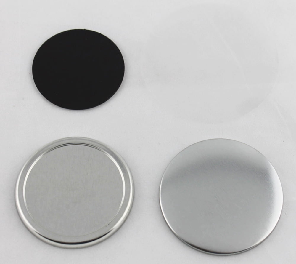 Techtongda 37mm Rubber Magnetic Button Parts for Button Maker 100pcs/Set DIY