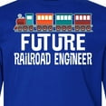 thumbnail image 4 of Inktastic Future Railroad Engineer Train Long Sleeve Youth T-Shirt, 4 of 5